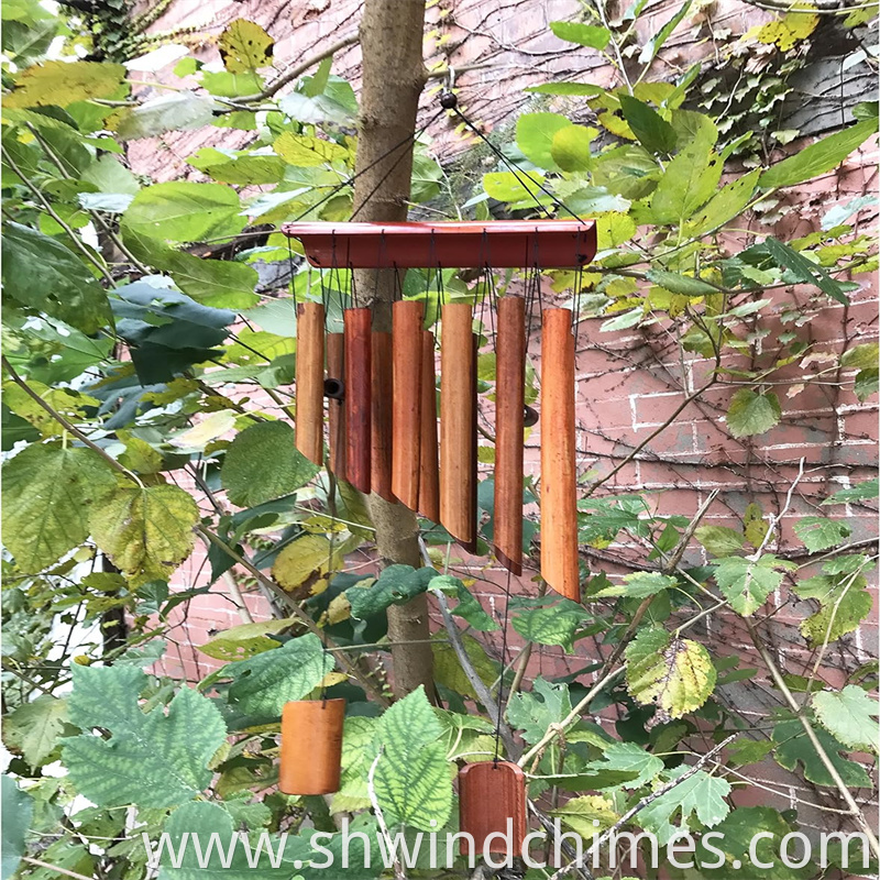 bamboo wood wind chimes